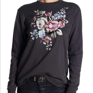 Romeo & Juliet embroidered crew neck sweater